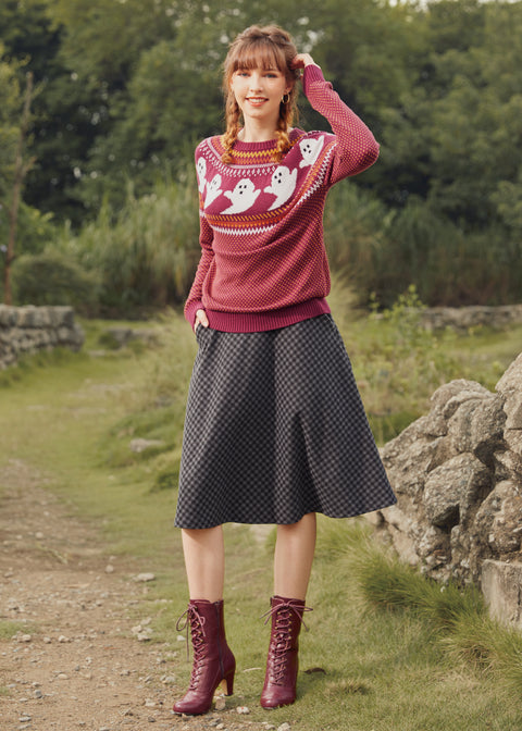 You've Been Ghosted Fair Isle Sweater