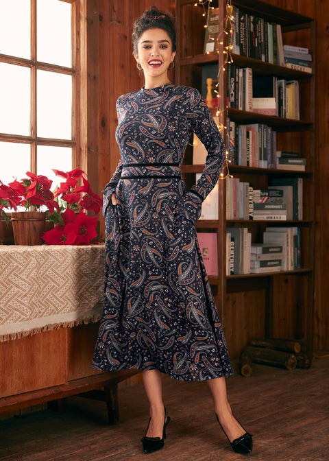 Garden Party Tapestry Midi Dress
