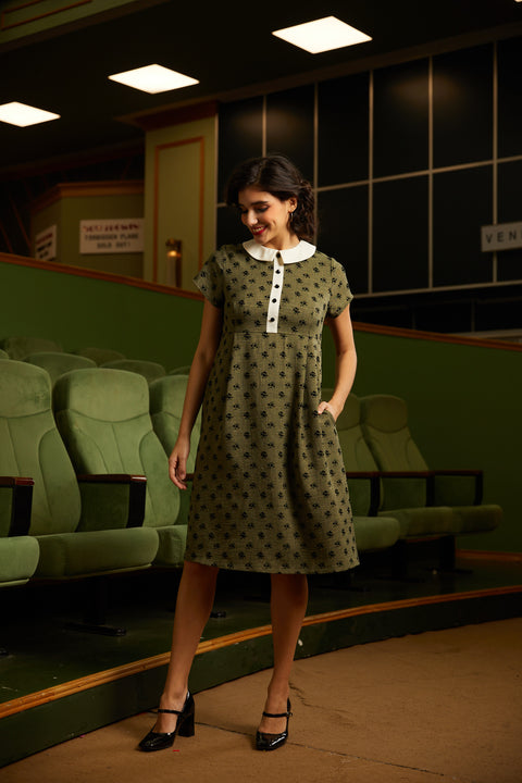 Pretty at the Pumpkin Patch Shirtwaist Dress