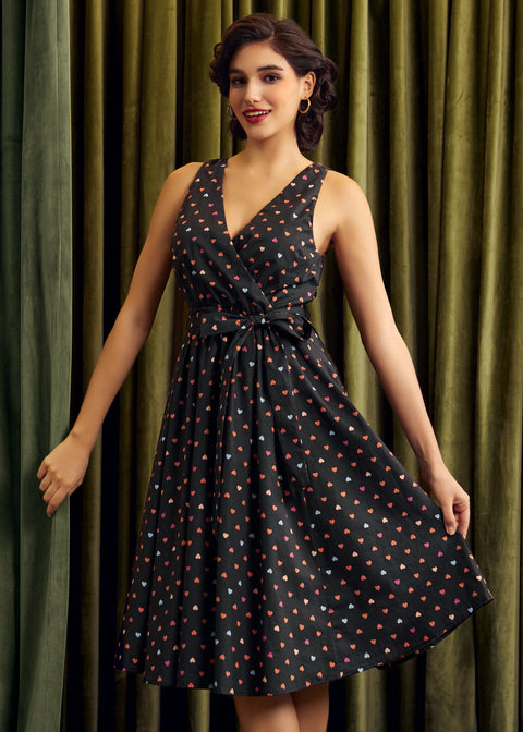 Instant Energy Faux-Wrap Dress