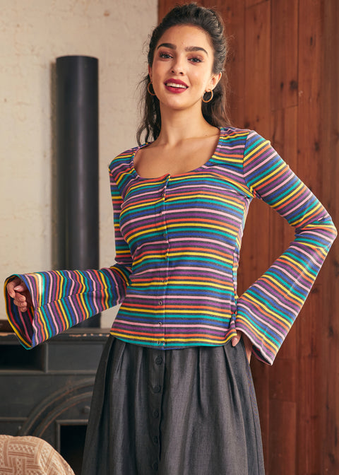 Lost in Love Bell Sleeve Top