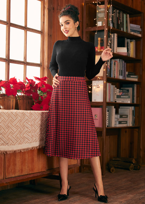 Excellence Attained Knit Midi Skirt