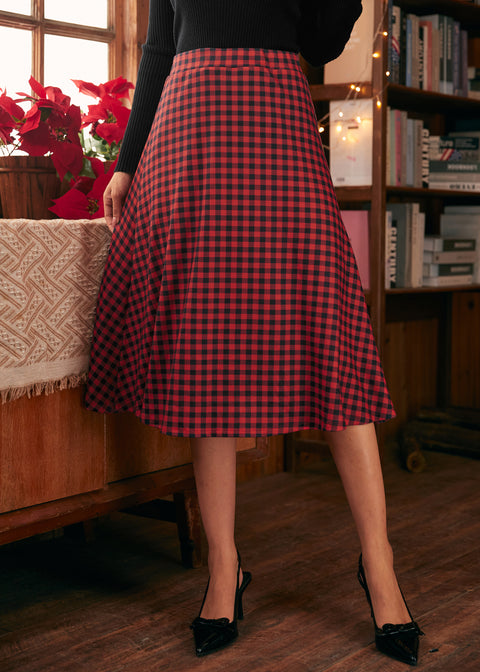 Excellence Attained Knit Midi Skirt