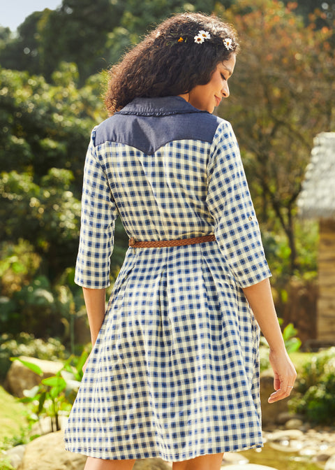 Prairie Gaze Western Shirtdress