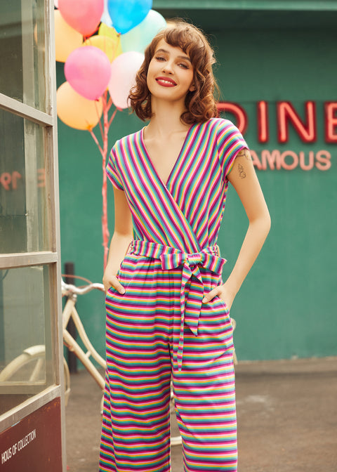 The Twist & Stripe Jumpsuit