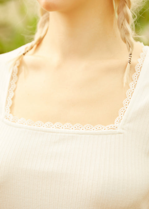 Lace Around the Edges Tee