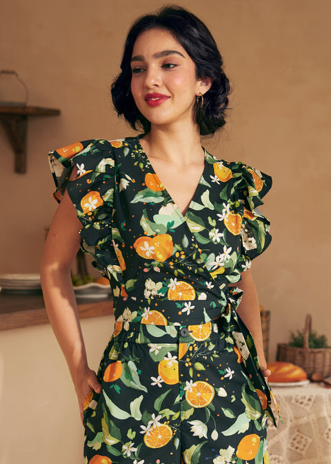 Wrapped in Ruffles Top