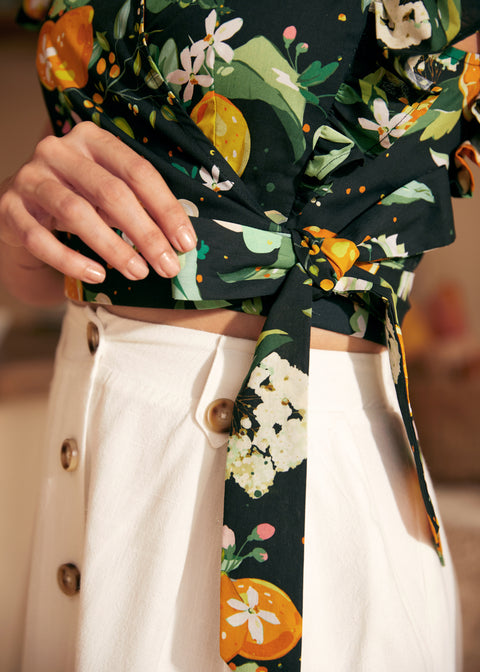 Wrapped in Ruffles Top