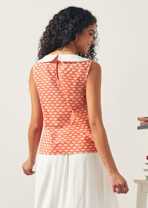 The Class Act Collar Top