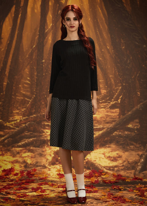 A Crisp Autumn Breeze Boatneck Top