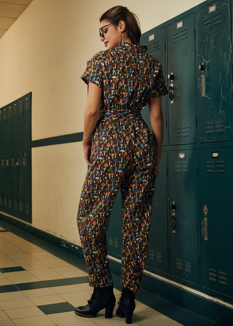 Mushroom About Town Jumpsuit