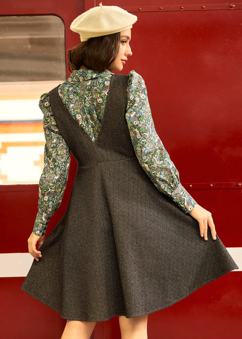 Chevrons Before Coffee Jumper Dress