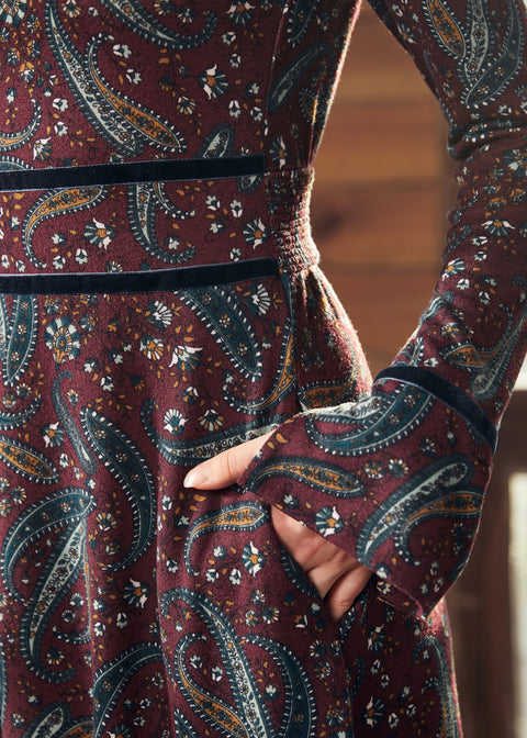 Garden Party Tapestry Midi Dress