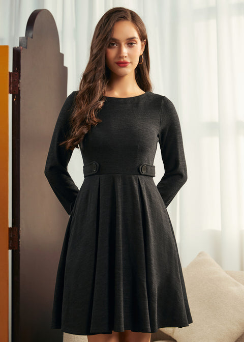 After Dark Fit & Flare Dress