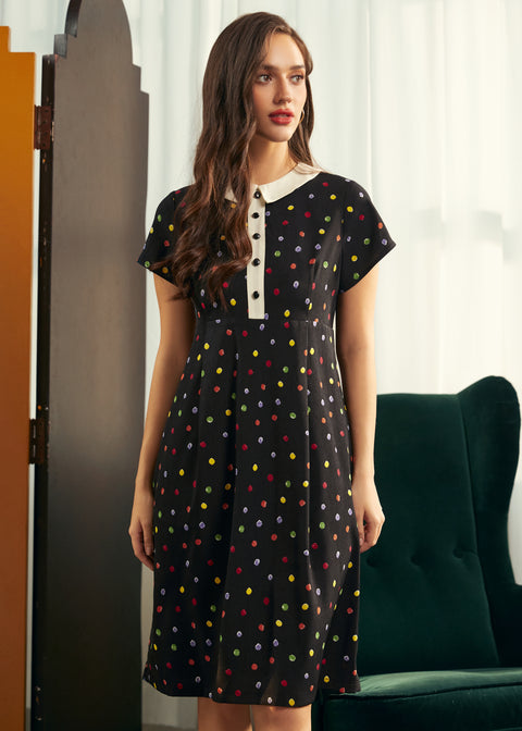 Pretty at the Pumpkin Patch Shirtwaist Dress