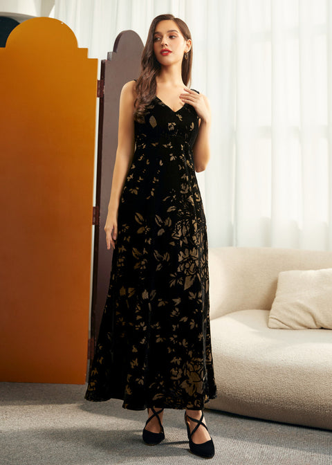 The Midnight Cameo Maxi Dress