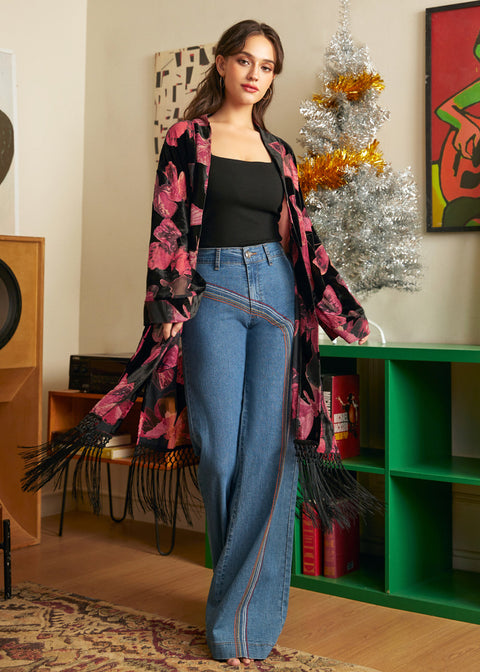Flutter & Fringe Kimono