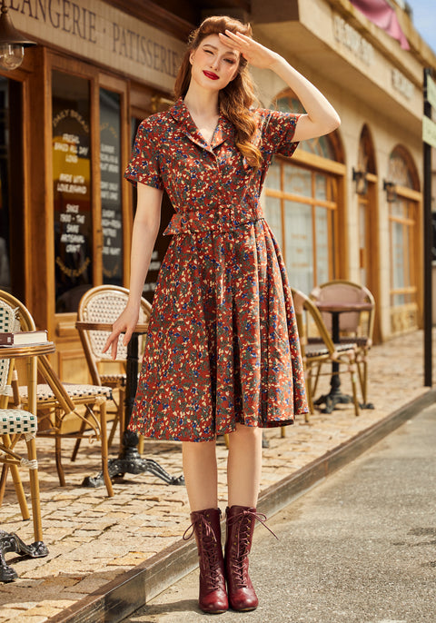 Rustic Elegance Casual Dress
