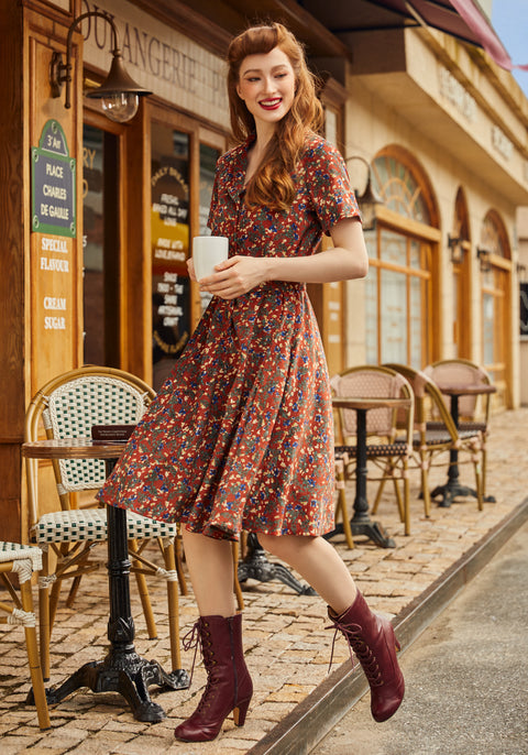 Rustic Elegance Casual Dress