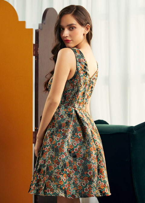 The Purrfectly Poised Fit & Flare Dress
