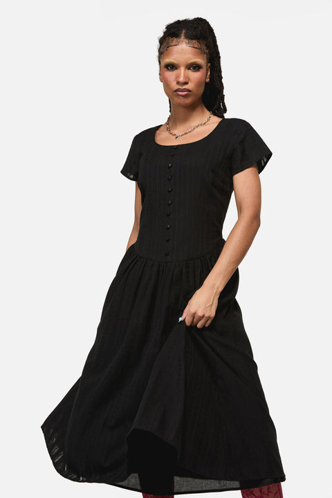 Witches Drop Waist Midi Dress