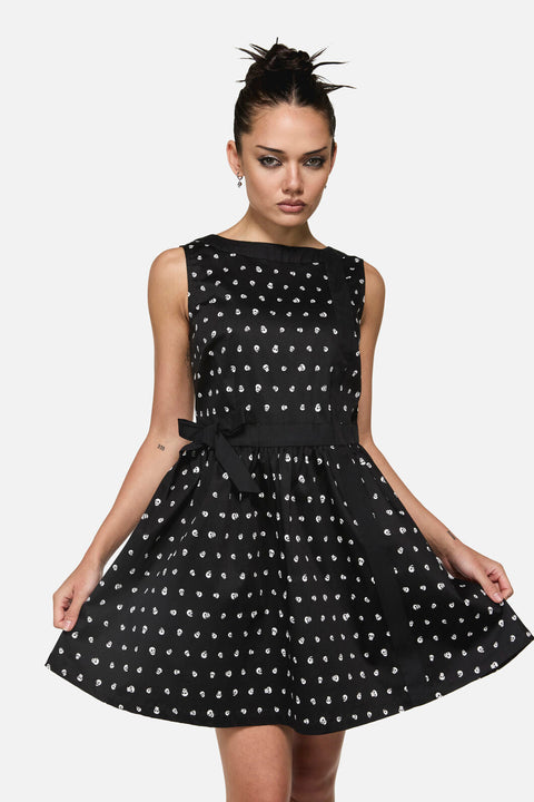 Cranium Goth Mini Dress