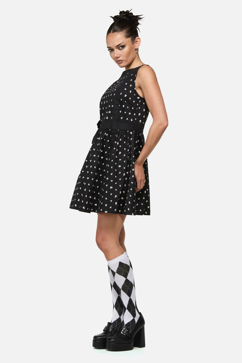 Cranium Goth Mini Dress