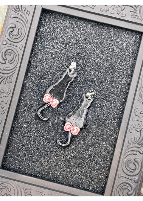 Salem Pretty Kitty Cat Earrings