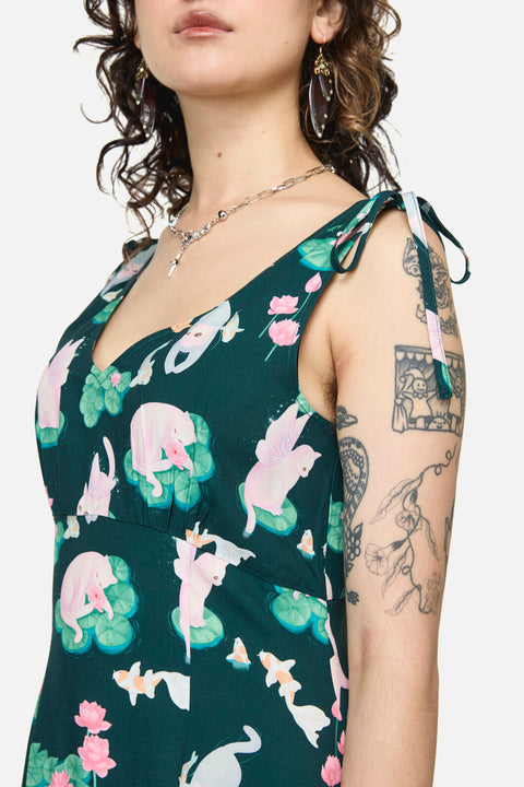 Lilycat Cottagecore Midi Dress