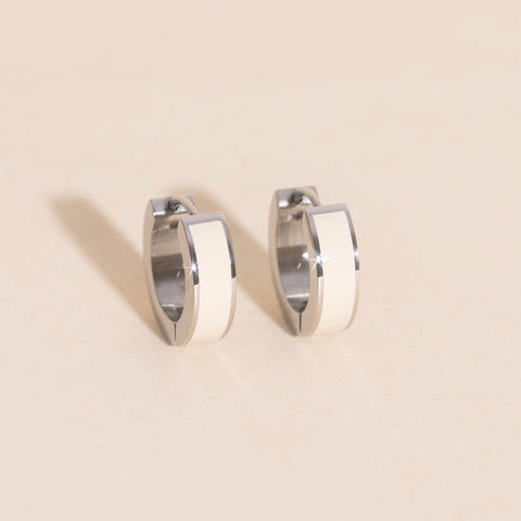 Chunky Huggie Hoop Earrings - 16 Color Options