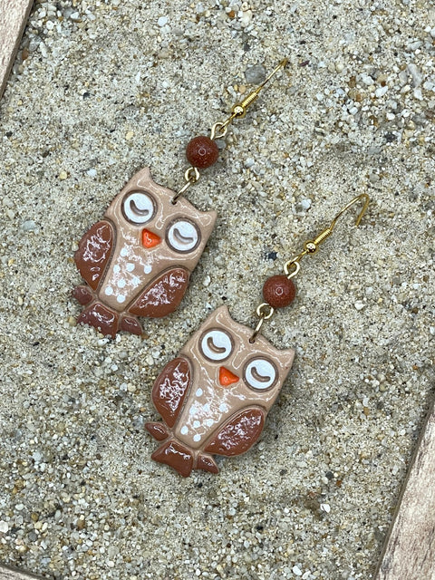 Cutie Owl Dangle Earrings