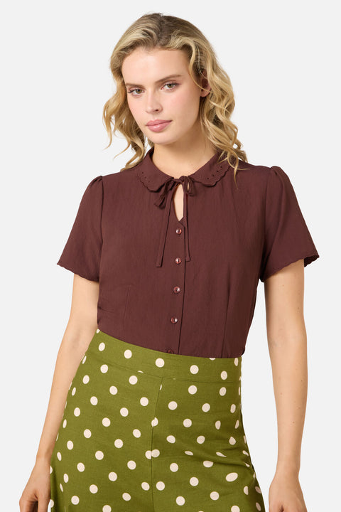 Josie Short Sleeve Blouse